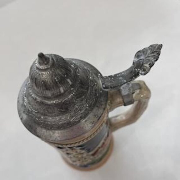 Original Gerzit Gerz Handmade West Germany Cobal Beer Stein October Fest - Picture 6 of 11